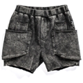 Minti S14 Cut Off Stash Short Black Wash